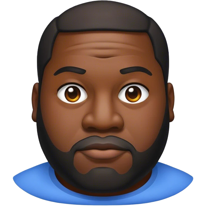 Big black guy emoji
