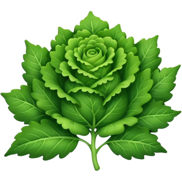 frisee leaves emoji