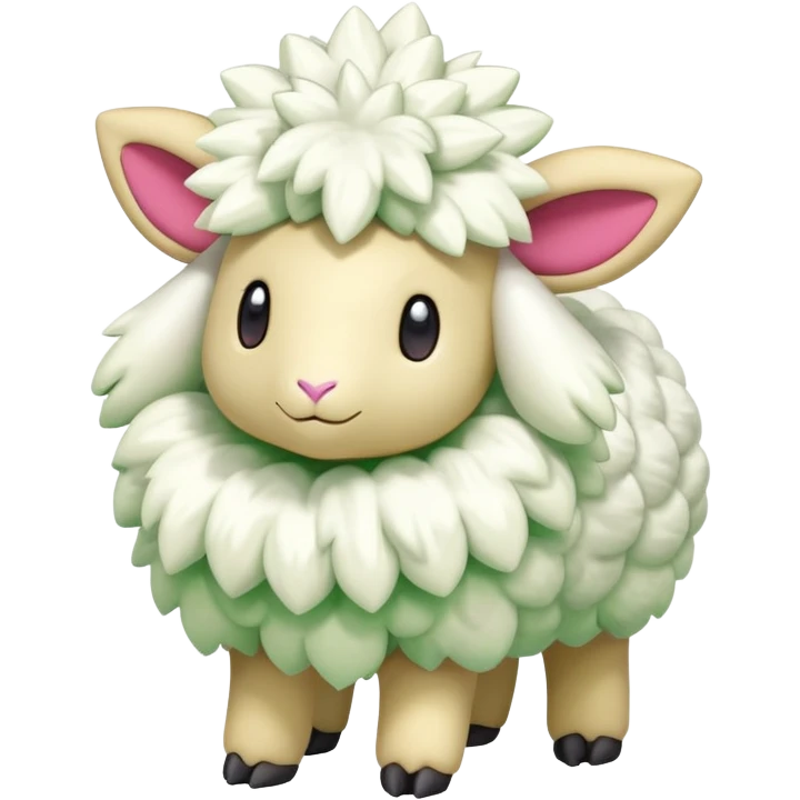 Shiny Shaymin-Mareep-Hybrid (Full body) emoji