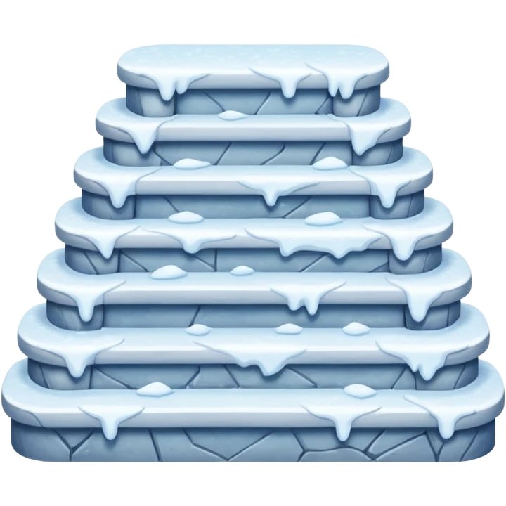 snow steps emoji