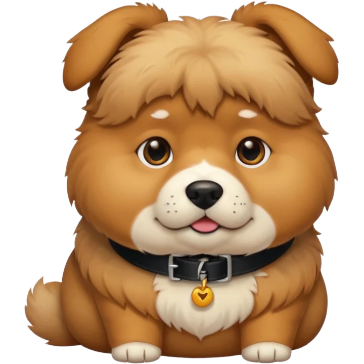 Fat. Dog emoji