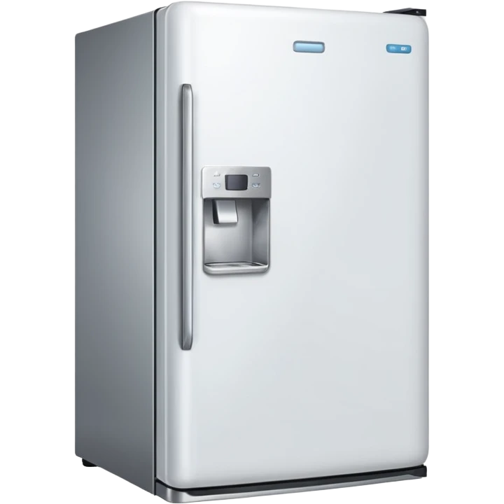 A Twitter-like emoji about a white fridge emoji