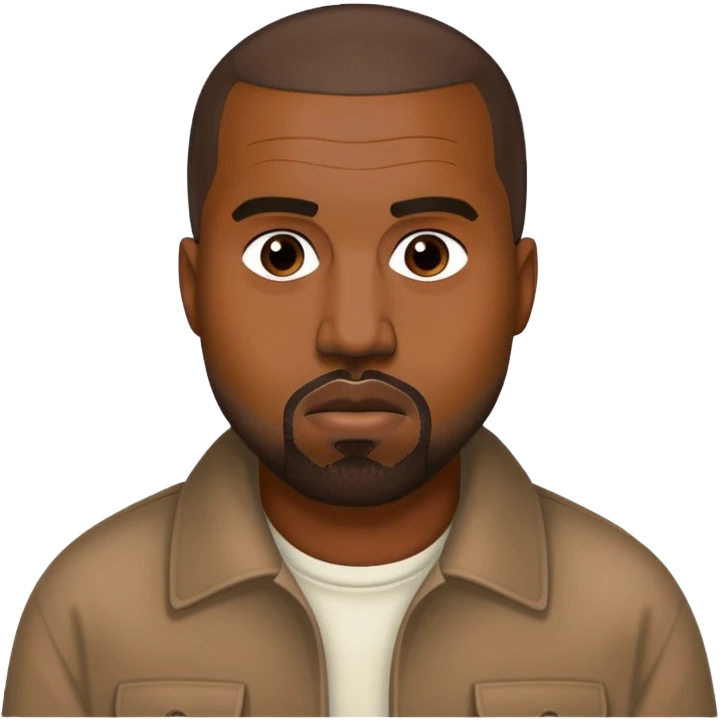 Kanye West saying “here” emoji
