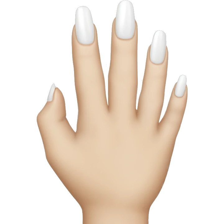 White nails emoji
