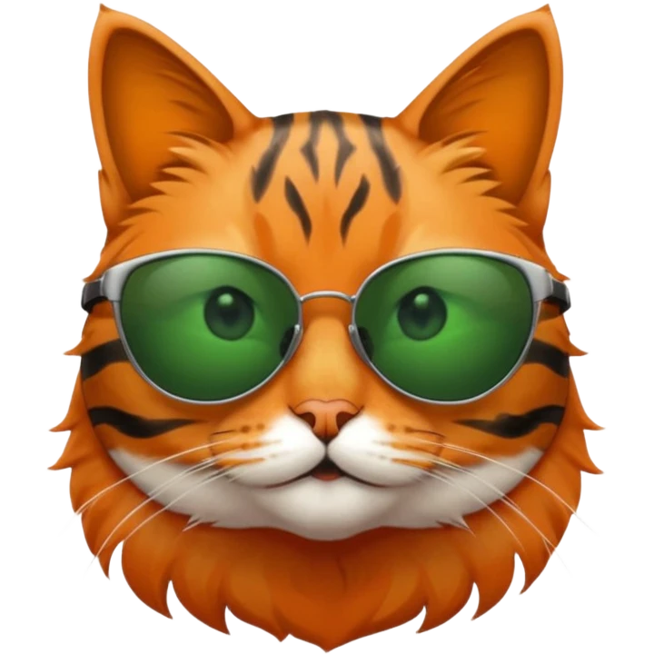 Cat wearing sunglasses emoji