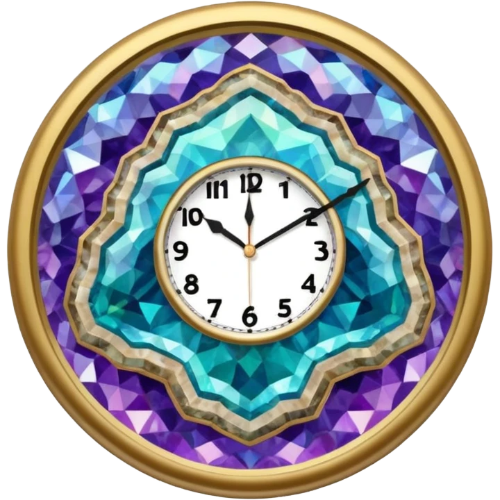 Geode Clock emoji