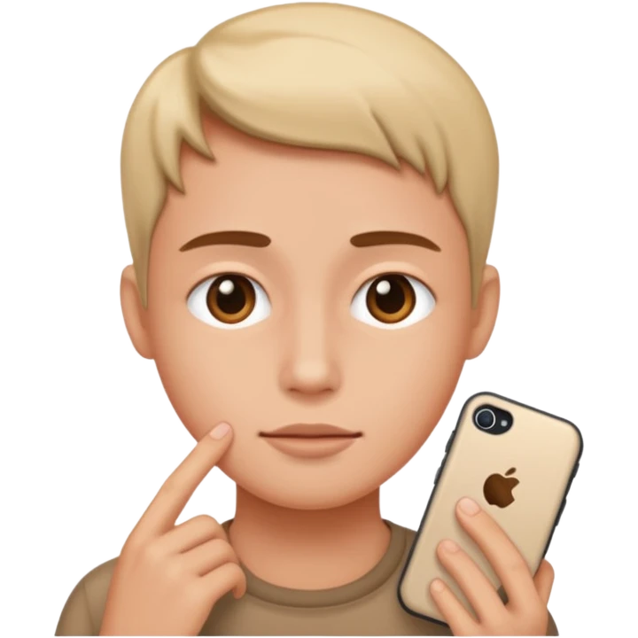 Shying emoji