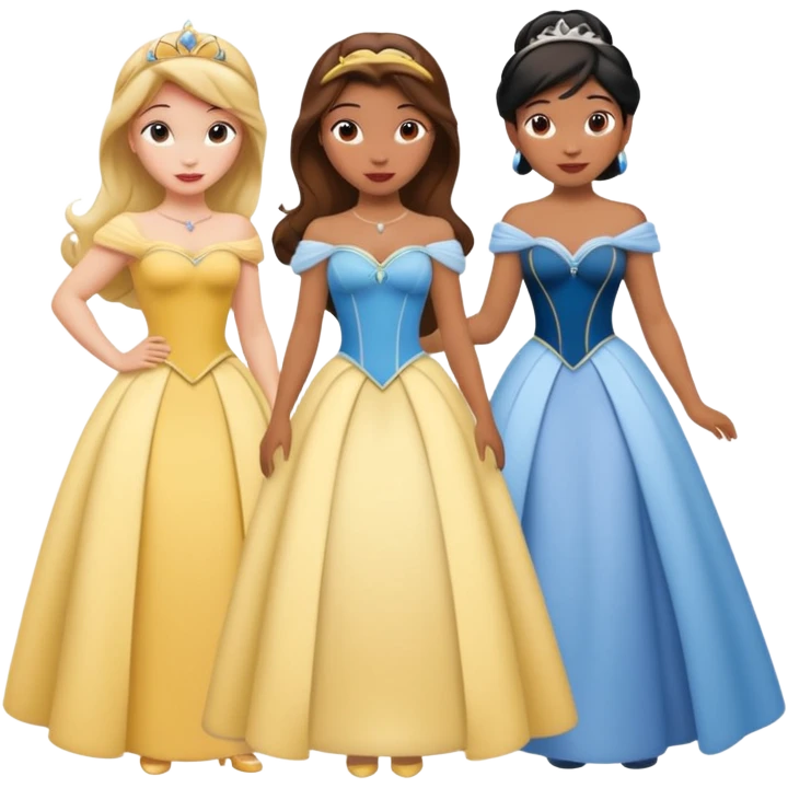 disney princesses emoji