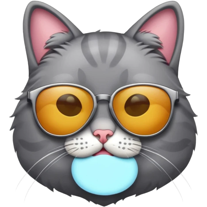 Cat wearing sunglasses emoji