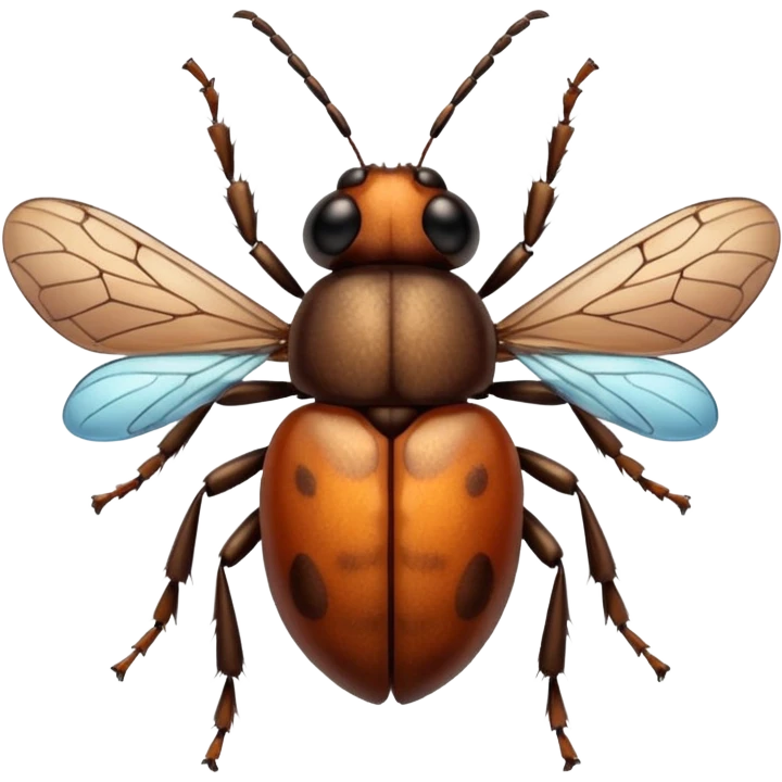 Bug on sugar emoji