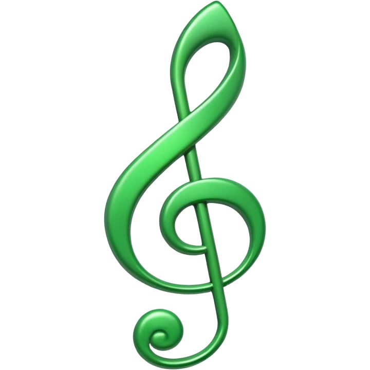 green music note emoji