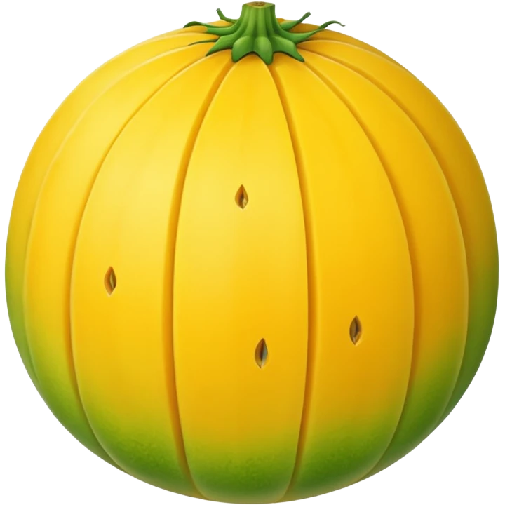 whole yellow melon  emoji
