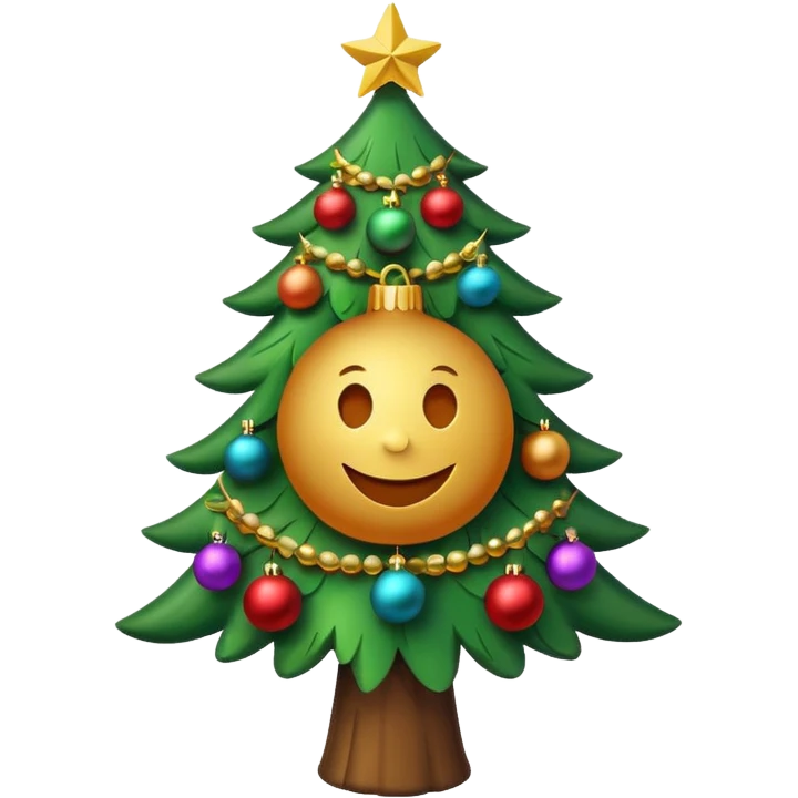 ялинка посміхається emoji