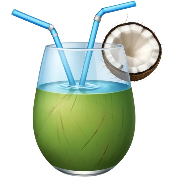 Coconut water emoji