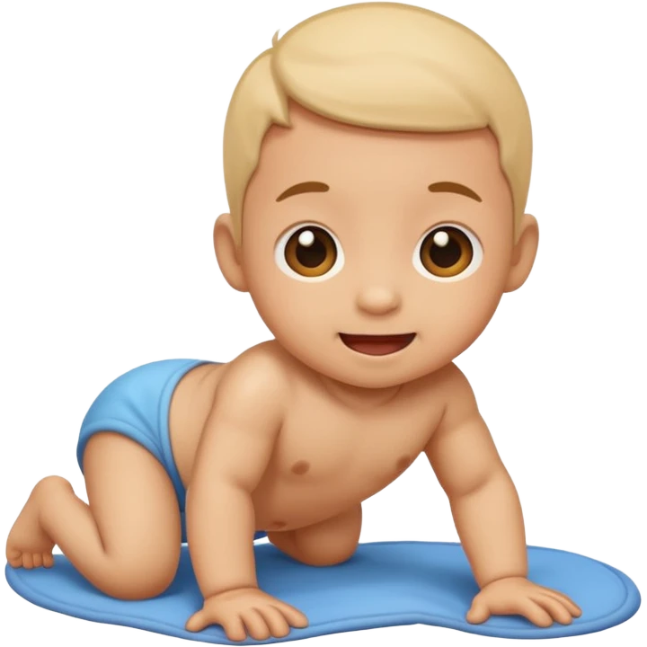 
bebe gatiando emoji