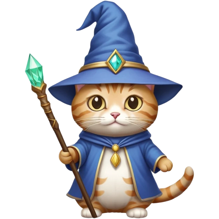 a cat wizard emoji