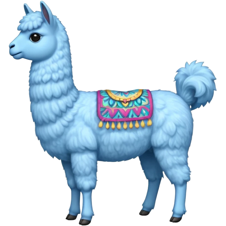 llama azul emoji