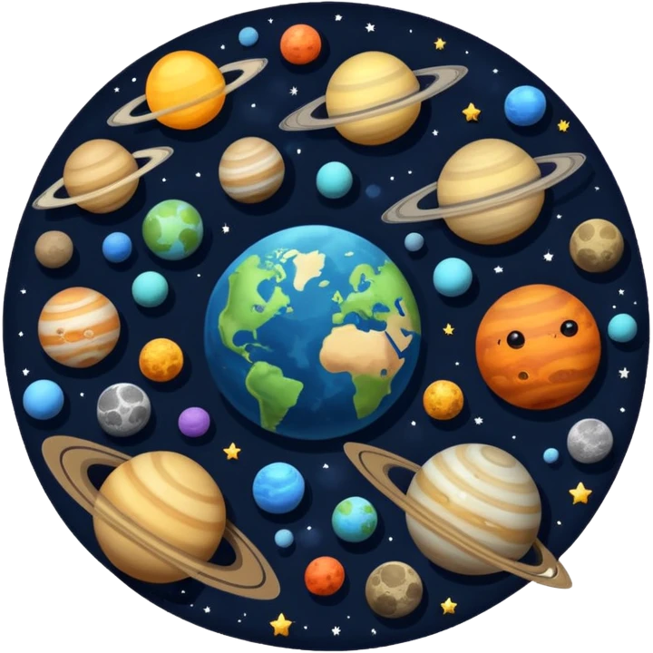 Solar system  emoji