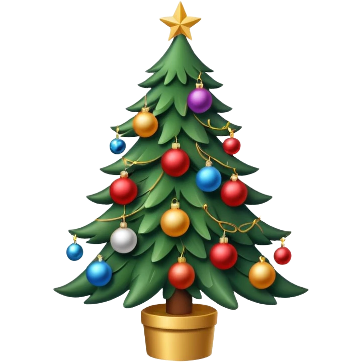 Christbäume emoji