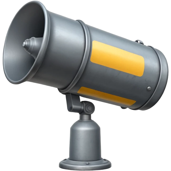 tornado siren emoji