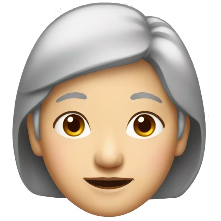 old asian woman emoji