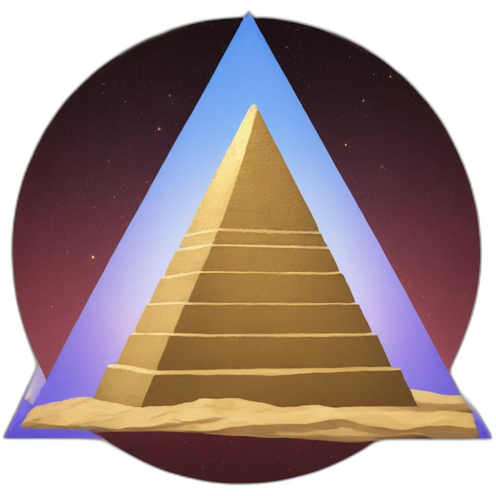 Pyramide illuminati emoji