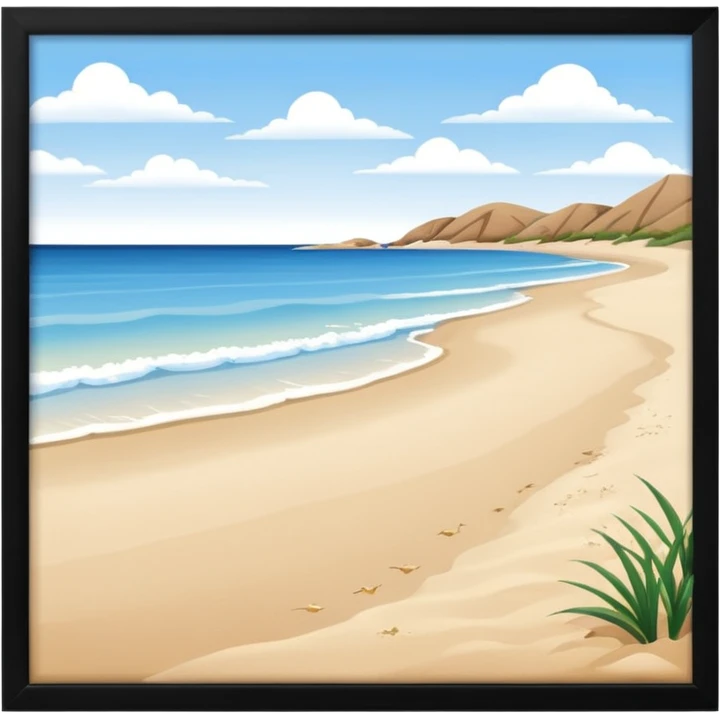 Seashore emoji