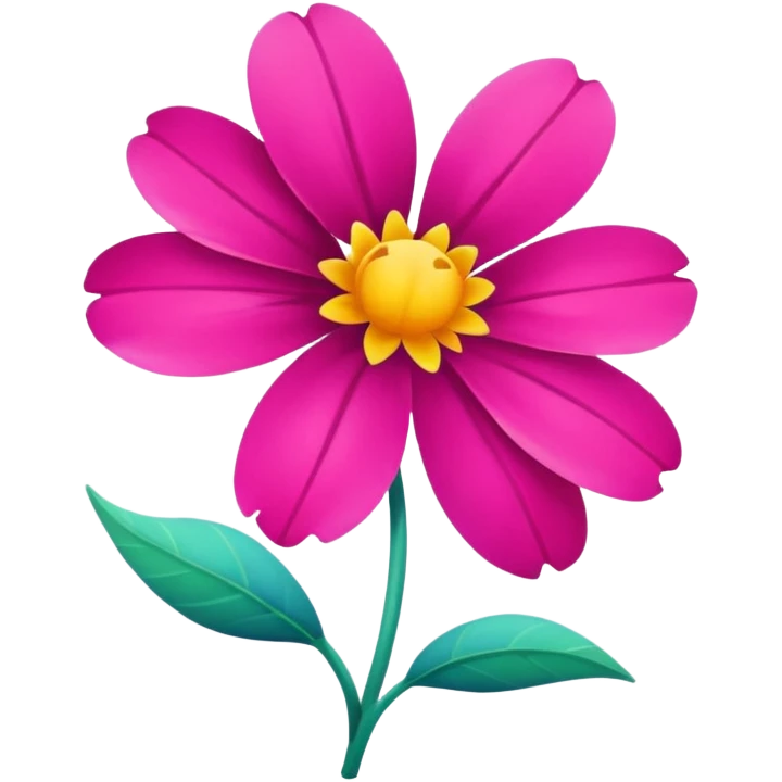 beach flower emoji