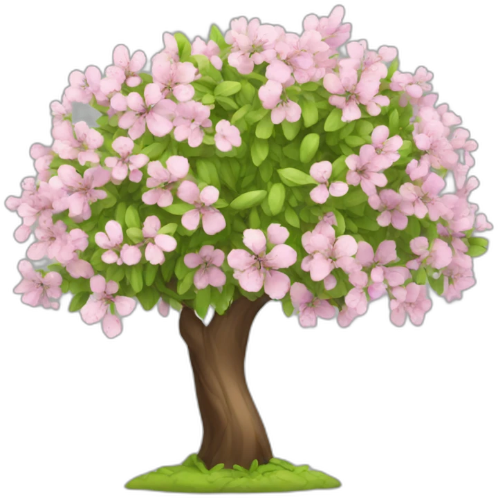spring tree emoji
