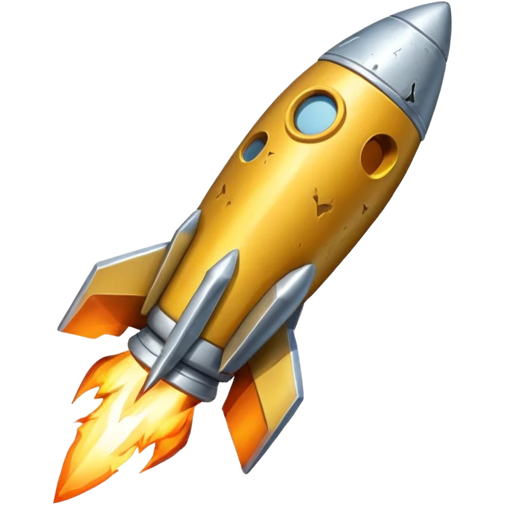 a blocked rocket emoji