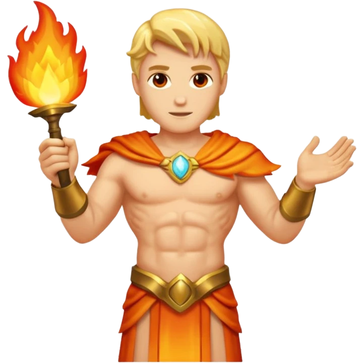 Prometheus holds the fire emoji