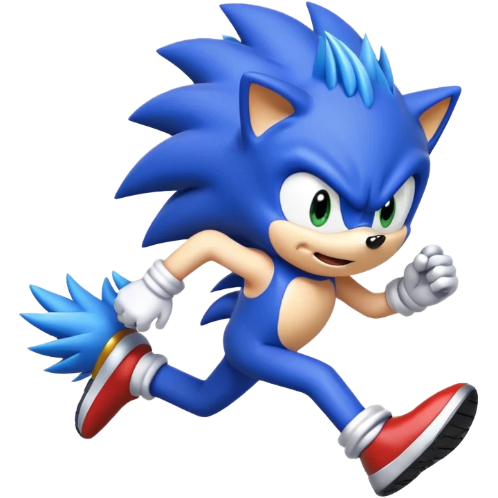 Sonic the hedgehog emoji