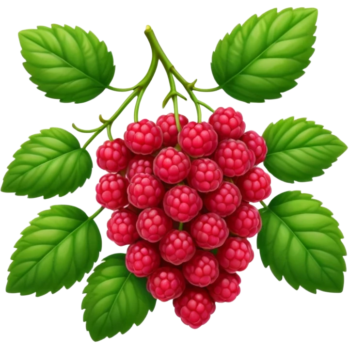 rasperry bush emoji