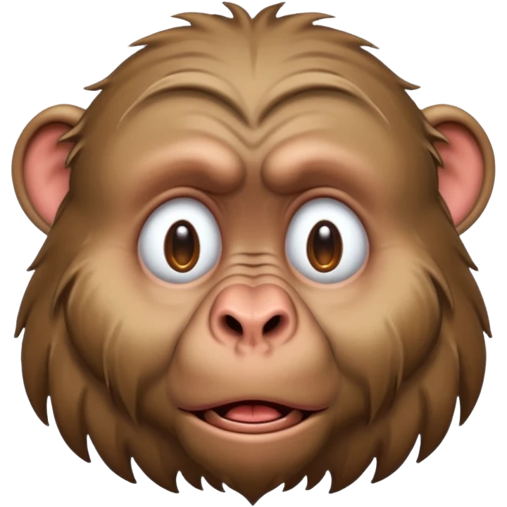 Crying baboon emoji