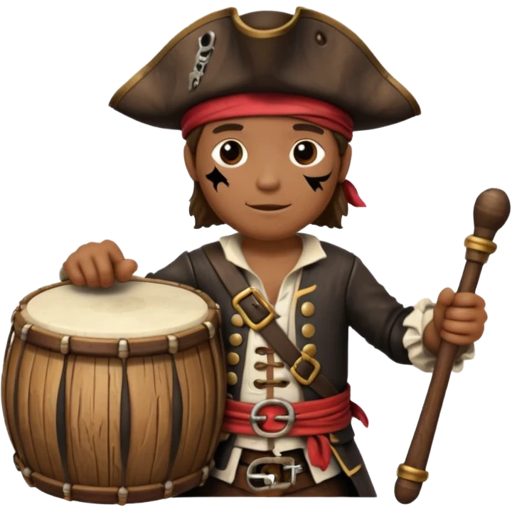 pirates drum emoji