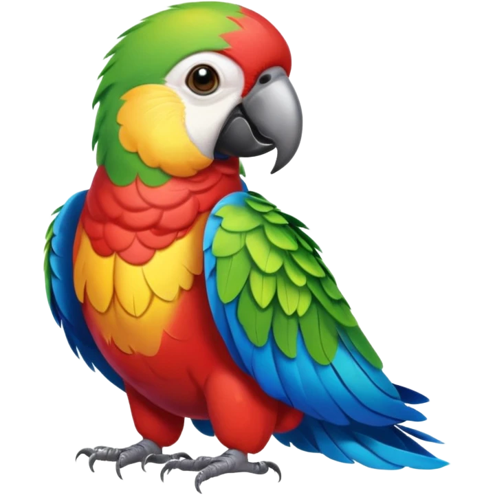 a full Parrot emoji