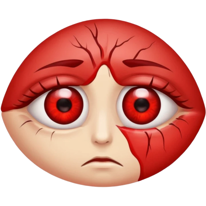 tired eyes emoji