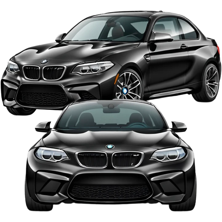 Bmw m2 black  emoji