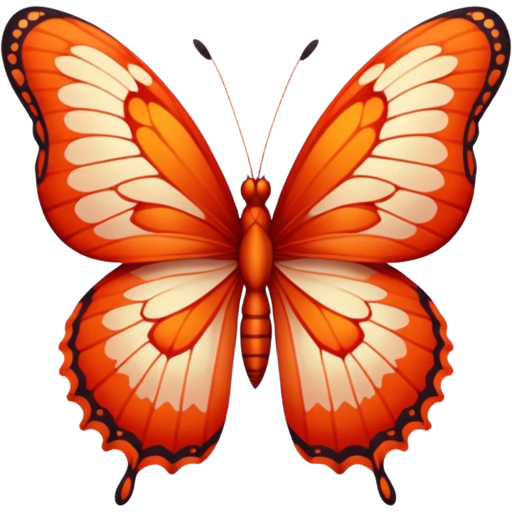 Red butterfly emoji