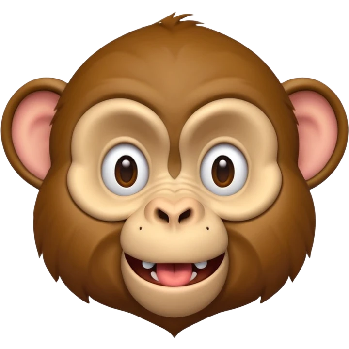 Goofy/crazy monkey  emoji