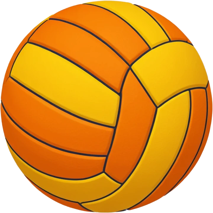 colorful volleyball ball emoji