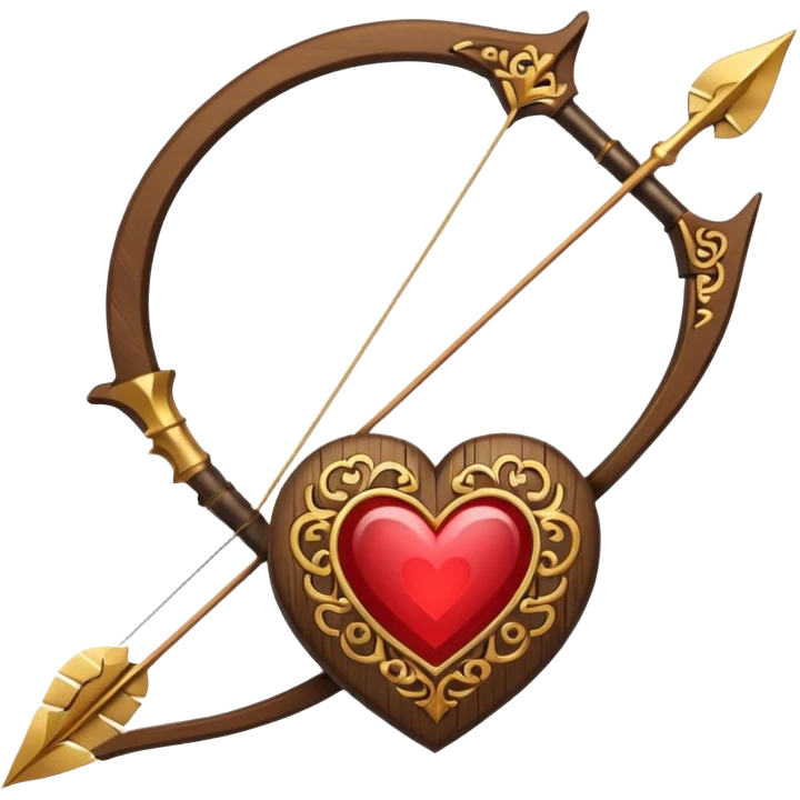 love bow and arrow emoji