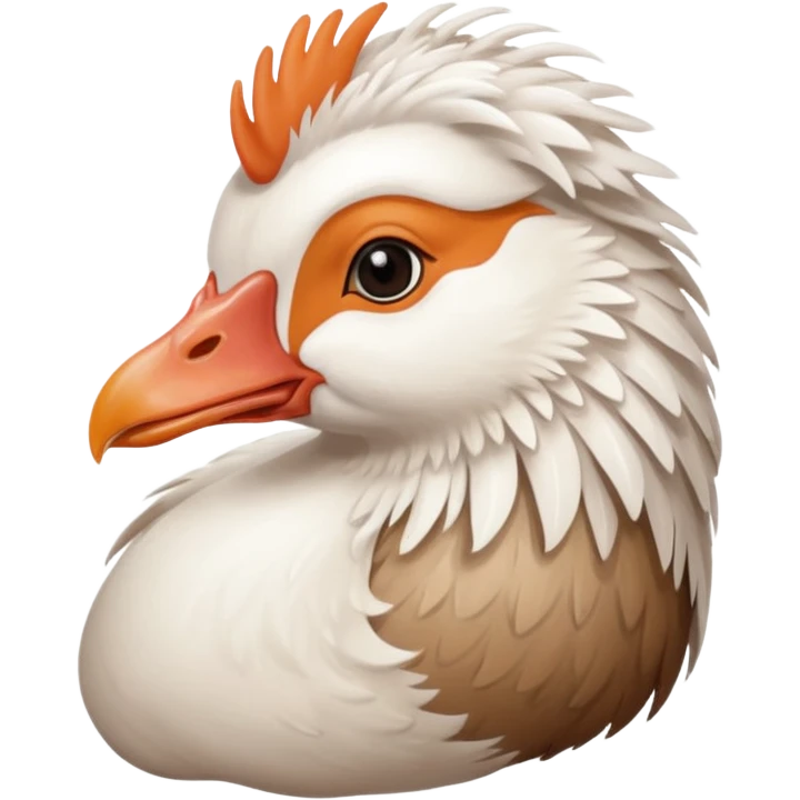 Hen goose
 emoji