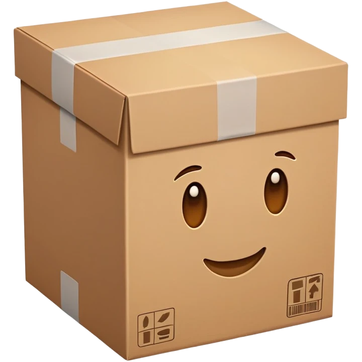 cardboard box package emoji