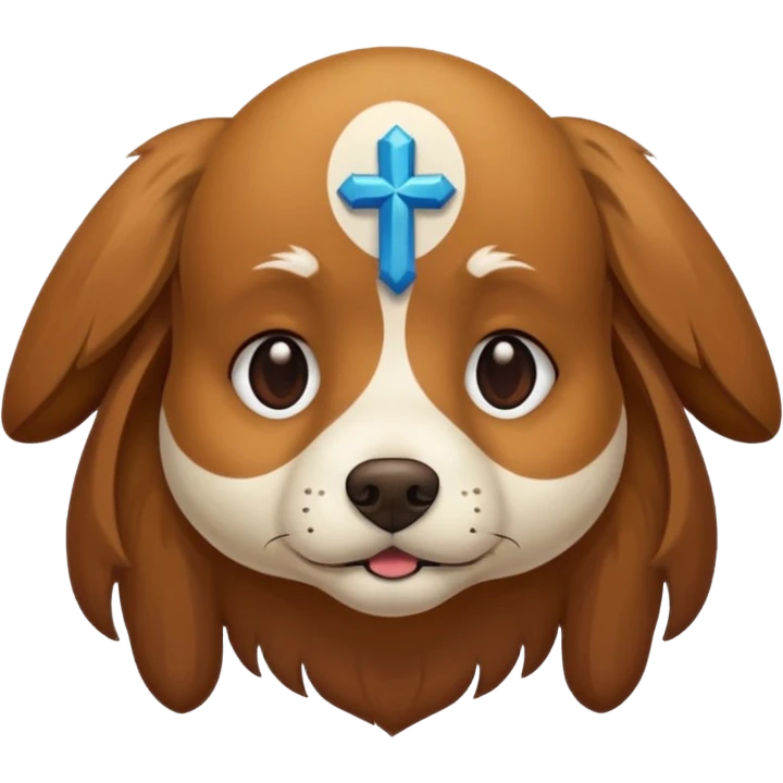 dead dog with saint spirit  emoji
