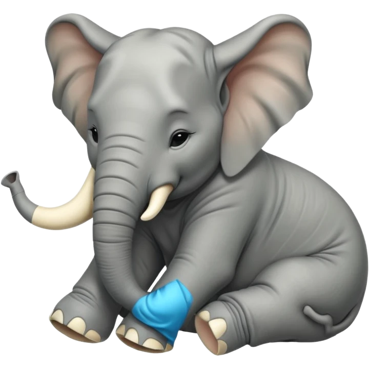 gajah tidur emoji