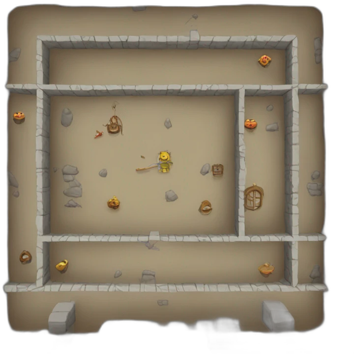Orthagonal projection dungeon emoji