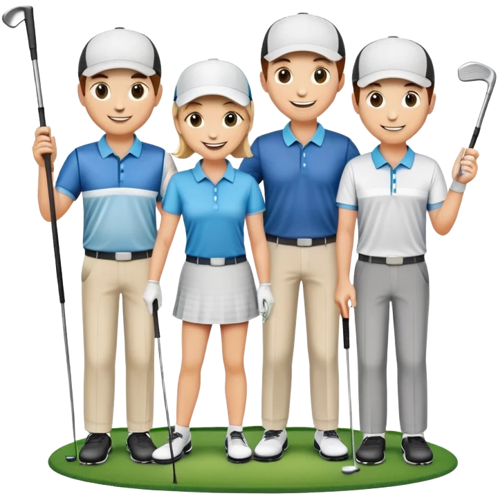 Happy Easter to golfer players emoji