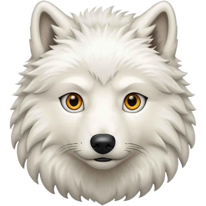 Arctic wolf emoji