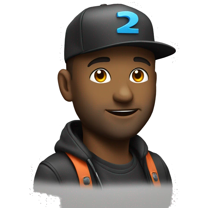 Hazme un dj con una gorra Hugo bos emoji